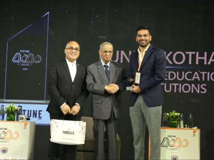Narayana Group’s Puneet Kothapa honoured with Fortune India’s 40 Under 40 Award | Narayana Group’s Puneet Kothapa honoured with Fortune India’s 40 Under 40 Award Narayana Group’s Puneet Kothapa honoured with Fortune India’s 40 Under 40 Award | Narayana Group’s Puneet Kothapa honoured with Fortune India’s 40 Under 40 Award