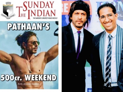 Arindam Chaudhuri predicts Pathaan will have a 500cr worldwide weekend and suggests Shah Rukh Khan should invest money into a China Marketing strategy! | Arindam Chaudhuri predicts Pathaan will have a 500cr worldwide weekend and suggests Shah Rukh Khan should invest money into a China Marketing strategy!