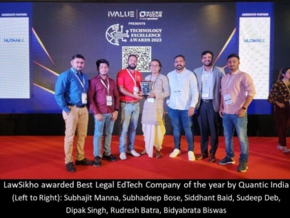 LawSikho wins the Best Legal EdTech Company of the year award  | LawSikho wins the Best Legal EdTech Company of the year award 
