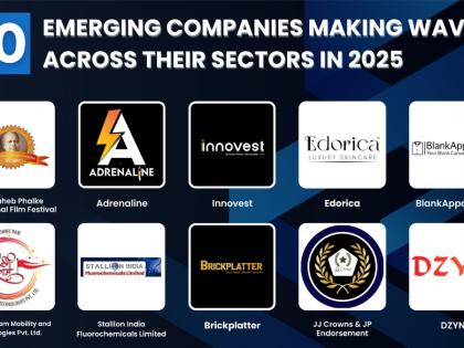 Meet 10 Emerging Companies Making Waves Across their Sectors in 2025 | Meet 10 Emerging Companies Making Waves Across their Sectors in 2025 Meet 10 Emerging Companies Making Waves Across their Sectors in 2025 | Meet 10 Emerging Companies Making Waves Across their Sectors in 2025
