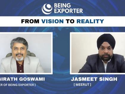 From smashes to global recognition: Jasmeet Singh’s export journey unveiled in candid podcast with Bhagirath Goswami | From smashes to global recognition: Jasmeet Singh’s export journey unveiled in candid podcast with Bhagirath Goswami From smashes to global recognition: Jasmeet Singh’s export journey unveiled in candid podcast with Bhagirath Goswami | From smashes to global recognition: Jasmeet Singh’s export journey unveiled in candid podcast with Bhagirath Goswami