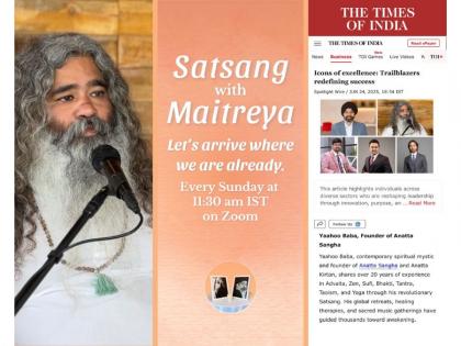 Maitreya Named “Icon Of Excellence” By Times Of India – A Spiritual Mystic For The Modern Era | Maitreya Named “Icon Of Excellence” By Times Of India – A Spiritual Mystic For The Modern Era
