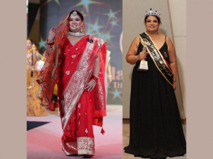 Isha Tyagi bags the First Runner up position as Glamm Onn Mrs India Plus Size | Isha Tyagi bags the First Runner up position as Glamm Onn Mrs India Plus Size