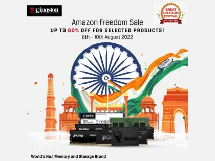 Kingston Technology offers up to 60% discount for Amazon’s Great Freedom Festival Sale | Kingston Technology offers up to 60% discount for Amazon’s Great Freedom Festival Sale
