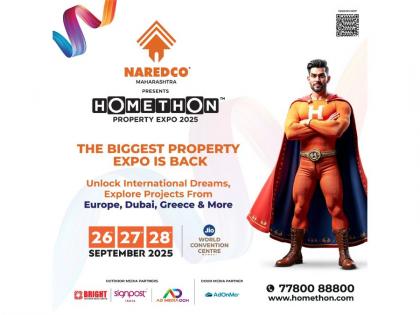 NAREDCO Maharashtra announces HOMETHON Property Expo 2025 and unveils Mr. HOMETHON | NAREDCO Maharashtra announces HOMETHON Property Expo 2025 and unveils Mr. HOMETHON
