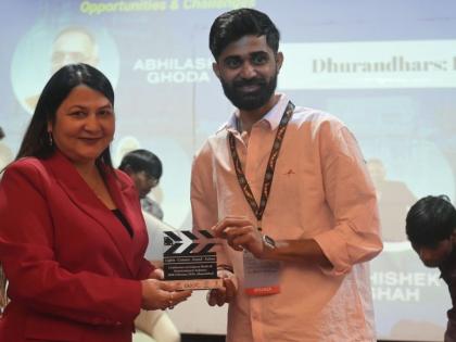 Producer Chanda Patel Honours Gujarati Cinema Legends at WIFPA–SEPC Entertainment and Media Conclave in Ahmedabad | Producer Chanda Patel Honours Gujarati Cinema Legends at WIFPA–SEPC Entertainment and Media Conclave in Ahmedabad Producer Chanda Patel Honours Gujarati Cinema Legends at WIFPA–SEPC Entertainment and Media Conclave in Ahmedabad | Producer Chanda Patel Honours Gujarati Cinema Legends at WIFPA–SEPC Entertainment and Media Conclave in Ahmedabad