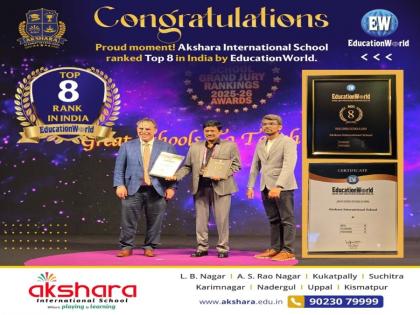 Akshara International School Ranked Among India’s Top Institutions for Excellence in Education | Akshara International School Ranked Among India’s Top Institutions for Excellence in Education Akshara International School Ranked Among India’s Top Institutions for Excellence in Education | Akshara International School Ranked Among India’s Top Institutions for Excellence in Education