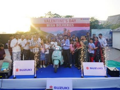 Suzuki Delivers 125 Access 125 Scooters Together in Surat on Valentine’s Day | Suzuki Delivers 125 Access 125 Scooters Together in Surat on Valentine’s Day Suzuki Delivers 125 Access 125 Scooters Together in Surat on Valentine’s Day | Suzuki Delivers 125 Access 125 Scooters Together in Surat on Valentine’s Day