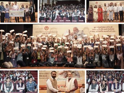 Surat industrialist Piyush Desai’s exemplary ‘Hiraba No Khumkar’ initiative for girls’ education | Surat industrialist Piyush Desai’s exemplary ‘Hiraba No Khumkar’ initiative for girls’ education Surat industrialist Piyush Desai’s exemplary ‘Hiraba No Khumkar’ initiative for girls’ education | Surat industrialist Piyush Desai’s exemplary ‘Hiraba No Khumkar’ initiative for girls’ education