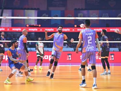 PVL 2025 Season 4 (Match 34): Mumbai Meteors triumph over Bengaluru Torpedoes to top the league table | PVL 2025 Season 4 (Match 34): Mumbai Meteors triumph over Bengaluru Torpedoes to top the league table PVL 2025 Season 4 (Match 34): Mumbai Meteors triumph over Bengaluru Torpedoes to top the league table | PVL 2025 Season 4 (Match 34): Mumbai Meteors triumph over Bengaluru Torpedoes to top the league table