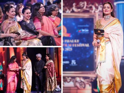Sudha Reddy Elevates Dadasaheb Phalke Awards 2025 with Global Grace | Sudha Reddy Elevates Dadasaheb Phalke Awards 2025 with Global Grace