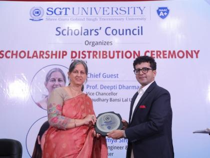 SGT University Hosts Scholarship Distribution Ceremony to Support and Empower Meritorious Students | SGT University Hosts Scholarship Distribution Ceremony to Support and Empower Meritorious Students SGT University Hosts Scholarship Distribution Ceremony to Support and Empower Meritorious Students | SGT University Hosts Scholarship Distribution Ceremony to Support and Empower Meritorious Students