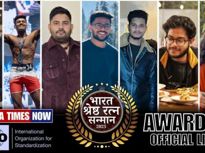 Bharat Shreshtha Ratna Sanman’ by India Times Now Officially Announces their 2025 Season Awardees Bharat Shreshtha Ratna Sanman’ by India Times Now Officially Announces their 2025 Season Awardees