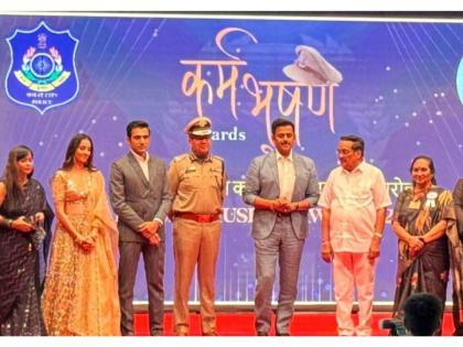 Surat Police Officers Honored with Karma Bhushan Awards at Star-Studded Ceremony | Surat Police Officers Honored with Karma Bhushan Awards at Star-Studded Ceremony