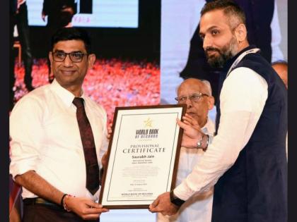 24 Hours Non-stop Speech on Personality Development and Life Skill Management marks world record entry for Saurabh Jain | 24 Hours Non-stop Speech on Personality Development and Life Skill Management marks world record entry for Saurabh Jain
