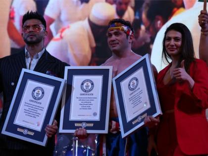 Pride of Surat Vispy Kharadi sets 3 more Guinness records, total reaches 10 records | Pride of Surat Vispy Kharadi sets 3 more Guinness records, total reaches 10 records
