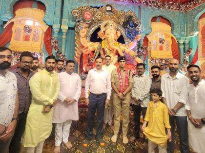 Organized by Sairam Yuvak Mandal, ‘Manta Ka Raja’ Pandal in Althan turns the centre of divinity in Surat | Organized by Sairam Yuvak Mandal, ‘Manta Ka Raja’ Pandal in Althan turns the centre of divinity in Surat