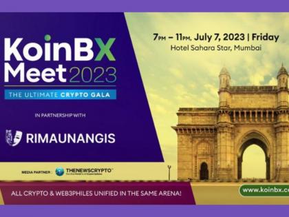 KoinBX Set to Host Its First Ever Crypto Gala KoinBX Crypto Meet 2023 in Mumbai, India | KoinBX Set to Host Its First Ever Crypto Gala KoinBX Crypto Meet 2023 in Mumbai, India