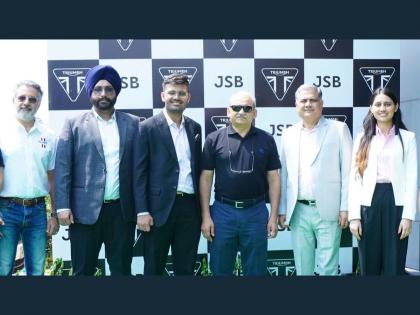 Mr Rakesh Sharma unveils Triumph Dwarka Showroom with JSB Group | Mr Rakesh Sharma unveils Triumph Dwarka Showroom with JSB Group Mr Rakesh Sharma unveils Triumph Dwarka Showroom with JSB Group | Mr Rakesh Sharma unveils Triumph Dwarka Showroom with JSB Group