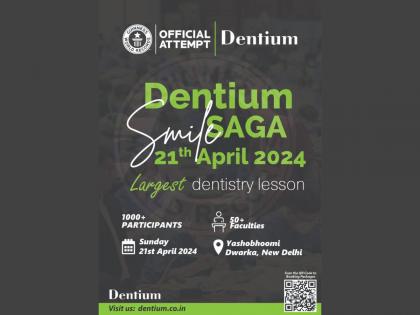 Dentium to host the World’s Largest Dental Seminar in Delhi on 21st April 2024 | Dentium to host the World’s Largest Dental Seminar in Delhi on 21st April 2024 Dentium to host the World’s Largest Dental Seminar in Delhi on 21st April 2024 | Dentium to host the World’s Largest Dental Seminar in Delhi on 21st April 2024