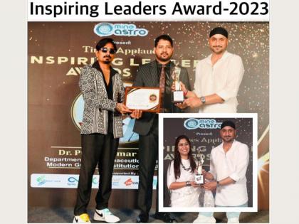 Inspiring Leaders Award-2023 to Dr. Punit Kumar Dwivedi and Dr. Neha Sharma Chowdhury of Modern Group of Institutions, Indore | Inspiring Leaders Award-2023 to Dr. Punit Kumar Dwivedi and Dr. Neha Sharma Chowdhury of Modern Group of Institutions, Indore Inspiring Leaders Award-2023 to Dr. Punit Kumar Dwivedi and Dr. Neha Sharma Chowdhury of Modern Group of Institutions, Indore | Inspiring Leaders Award-2023 to Dr. Punit Kumar Dwivedi and Dr. Neha Sharma Chowdhury of Modern Group of Institutions, Indore