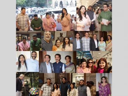 Raj and Sharmila Thackeray inaugurate Sharvari Luth’s Jehangir exhibition, Alekhyam | Raj and Sharmila Thackeray inaugurate Sharvari Luth’s Jehangir exhibition, Alekhyam Raj and Sharmila Thackeray inaugurate Sharvari Luth’s Jehangir exhibition, Alekhyam | Raj and Sharmila Thackeray inaugurate Sharvari Luth’s Jehangir exhibition, Alekhyam