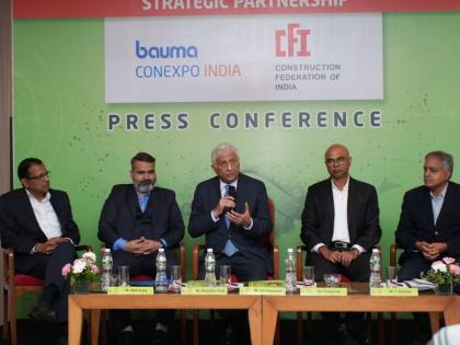 bauma CONEXPO India is proud to join hands with the Construction Federation of India (CFI) for its 2024 edition | bauma CONEXPO India is proud to join hands with the Construction Federation of India (CFI) for its 2024 edition bauma CONEXPO India is proud to join hands with the Construction Federation of India (CFI) for its 2024 edition | bauma CONEXPO India is proud to join hands with the Construction Federation of India (CFI) for its 2024 edition