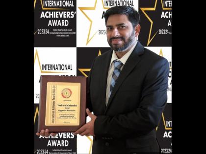 Tech Visionary, Venkata Mudumbai was honored with the International Achievers Award by the Indian Achievers’ Forum | Tech Visionary, Venkata Mudumbai was honored with the International Achievers Award by the Indian Achievers’ Forum