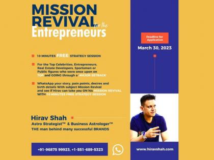 Meet Hirav Shah – The Renowned Astro Business Strategist On A Mission Revival For All Entrepreneurs   | Meet Hirav Shah – The Renowned Astro Business Strategist On A Mission Revival For All Entrepreneurs  
