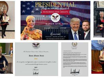 Queen of Beverly Hills, Dame Munni Irone, Receives President’s Lifetime Achievement Award-World News Network | Queen of Beverly Hills, Dame Munni Irone, Receives President’s Lifetime Achievement Award-World News Network