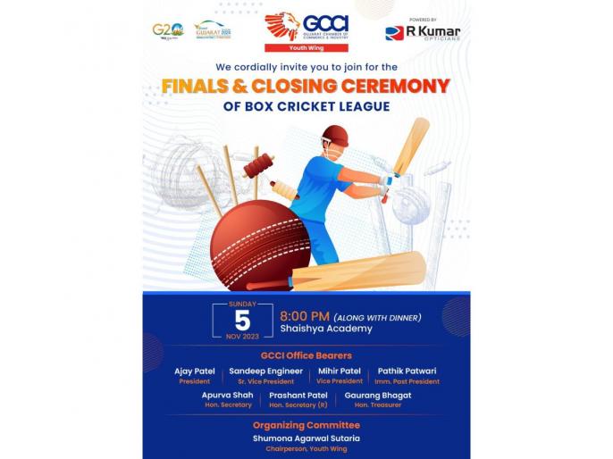 GCCI Youth Wing presents an exciting Box Cricket League www