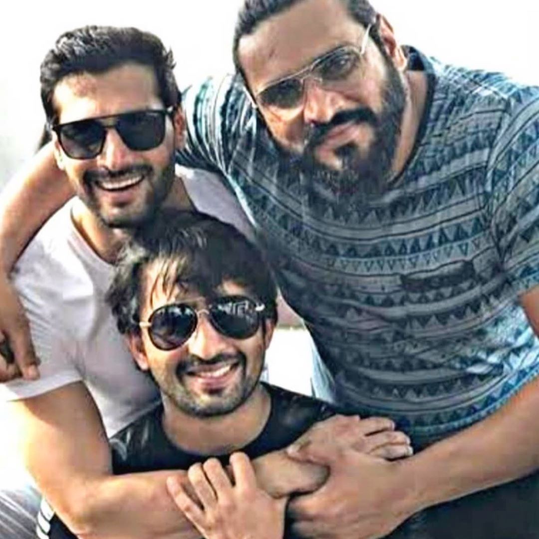 Mahabharat Arjun Actor Shaheer Sheikh Share Photos With Arpit Ranka Saurabh Raj Jain Saurav