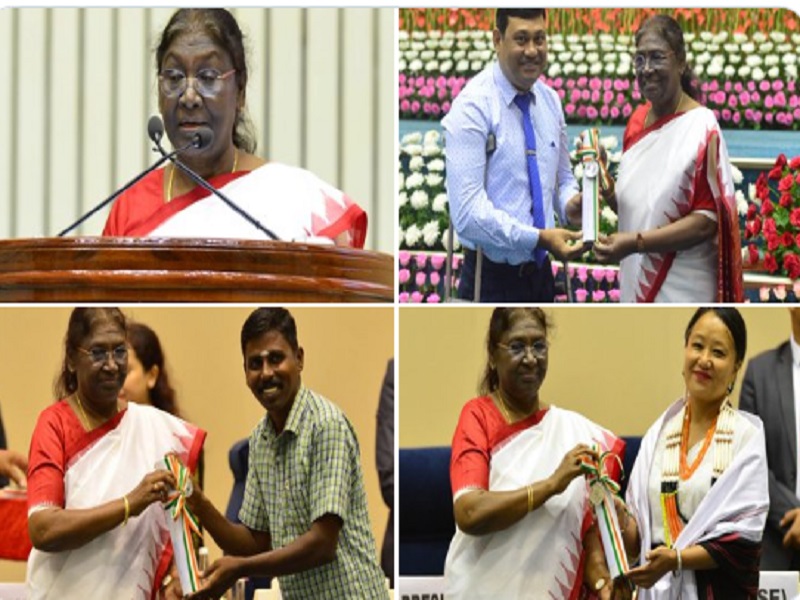 Teacher's Day: राष्ट्रपति द्रौपदी मुर्मू ने 45 शिक्षकों को किया पुरस्कृत,  जानिए किस राज्य से कितने शिक्षकों को मिला राष्ट्रीय सम्मान