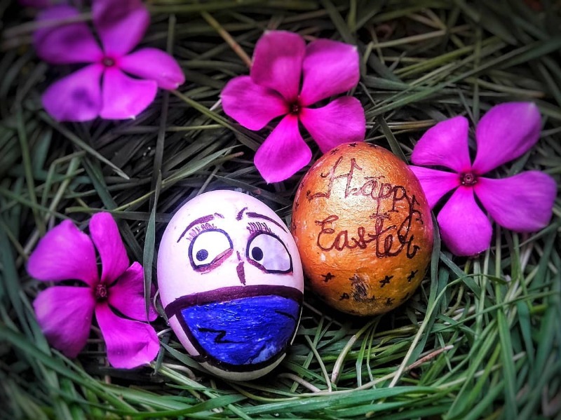 Easter क र ग ब र ग Egg स क य ह कन क शन इस द श न श र क थ य पर पर