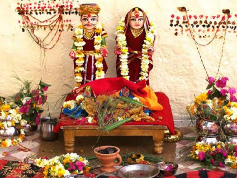 Gangaur means worship of Shiva-Parvati