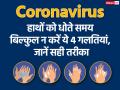 Coronavirus: हाथों को धोते समय बिल्कुल न करें ये 4 गलतियां, जानें सही तरीका - Hindi News | coronavirus infection common hand wash mistakes avoid right way to wash hands | Latest health Photos at Lokmatnews.in