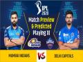 IPL 2020, MI vs DC, Match Preview & Dream11: सीजन की सबसे मजबूत टीमों के बीच रोमांचक होगी भिड़ंत - Hindi News | IPL 2020, Mumbai Indians vs Delhi Capitals, , Match Preview & Dream11: | Latest cricket News at Lokmatnews.in