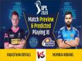 IPL 2020, RR vs MI, Match Preview & Dream11: मुंबई इंडियंस से राजस्थान रॉयल्स का सामना, ये हो सकती है संभावित टीमें - Hindi News | IPL 2020, Rajasthan Royals vs Mumbai Indians, Match Preview & Dream11: | Latest cricket News at Lokmatnews.in