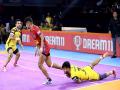 PKL 2019, Telugu Titans vs Dabang Delhi: नवीन कुमार का दमदार प्रदर्शन, दिल्ली ने जीता मैच - Hindi News | PKL 2019: Dabang Delhi K.C. Beat Telugu Titans (37-29 ) | Latest kabaddi News at Lokmatnews.in