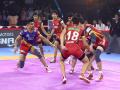 PKL 2019, UP Yoddha vs Bengaluru Bulls: यूपी ने बेंगलुरु को दी मात, सीजन में दर्ज की दूसरी जीत - Hindi News | PKL 2019, UP Yoddha vs Bengaluru Bulls: U.P. Yoddha Beat Bengaluru Bulls (35-33 ) | Latest kabaddi News at Lokmatnews.in