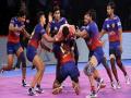 PKL 2019, Telugu Titans vs Dabang Delhi: दिल्ली का विजयरथ जारी, टाइटंस को दी 37-29 से मात - Hindi News | PKL 2019, Telugu Titans vs Dabang Delhi Live Score Updates and streaming | Latest kabaddi News at Lokmatnews.in