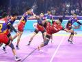 PKL 2019, UP Yoddha vs Bengaluru Bulls, Eliminator 1: यूपी को 3 प्वाइंट्स से हराकर सेमीफाइनल में बेंगलुरु बुल्स - Hindi News | PKL 2019, Eliminator 1: Bengaluru Bulls Beat U.P. Yoddha (48-45 ) | Latest kabaddi News at Lokmatnews.in