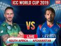 ICC World Cup, South Africa vs Afghanistane: साउथ अफ्रीका ने अफगानिस्तान को 9 विकेट से हराया - Hindi News | ICC World Cup, South Africa vs Afghanistan Live Update: Live Cricket Score, Live Streaming, Live updates, Live blog | Latest cricket News at Lokmatnews.in