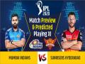 IPL 2020, MI vs SRH, Match Preview & Dream11: छोटे मैदान पर हैदराबाद के खिलाफ मुंबई का पलड़ा भारी - Hindi News | IPL 2020, Mumbai Indians vs Sunrisers Hyderabad, Match Preview & Dream11: | Latest cricket News at Lokmatnews.in