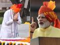 इन 5 सालों में हर साल अलग रंग के साफा में नजर आए पीएम मोदी, देखें तस्वीरें - Hindi News | Independence Day: From 2014 to 2018 here are list of pm Narendra modi 5 Turban | Latest india Photos at Lokmatnews.in