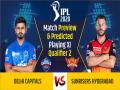 IPL 2020, DC vs SRH, Qualifier 2, Match Preview & Dream11: दिल्ली पर हैदराबाद का पलड़ा भारी, जानिए दोनों टीमों की संभावित इलेवन - Hindi News | IPL 2020, Delhi Capitals vs Sunrisers Hyderabad, Qualifier 2, Match Preview & Dream11: | Latest cricket News at Lokmatnews.in