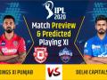 IPL 2020, KXIP vs DC, Match Preview & Dream11: आज दिल्ली कैपिटल्स से पंजाब का सामना - Hindi News | IPL 2020, KXIP vs DC, Match Preview & Dream11: | Latest cricket Videos at Lokmatnews.in