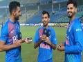 IND vs BAN: युजवेंद्र चहल ने दीपक चाहर को बताया 'बेशर्म आदमी', वीडियो हुआ वायरल - Hindi News | india vs bangladesh 3rd t20i: "Bade Besharam Aadmi Ho": Yuzvendra Chahal Trolls Hat-Trick Hero Deepak Chahar. Watch | Latest cricket News at Lokmatnews.in