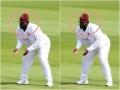 ENG vs WI, 3rd Test: फील्डिंग के दौरान 'डबल कैप' पहने दिखे रहकीम कॉर्नवाल, तस्वीर सोशल मीडिया पर वायरल - Hindi News | England vs West Indies, 3rd Test: Rahkeem Cornwall new look goes viral | Latest cricket News at Lokmatnews.in