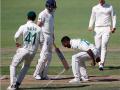ENG vs SA: मैच के दौरान आक्रामक हुआ अंदाज, ICC ने लगा दिया एक मैच का बैन - Hindi News | Kagiso Rabada fined for breaching ICC Code of Conduct; to miss fourth Test against England | Latest cricket News at Lokmatnews.in